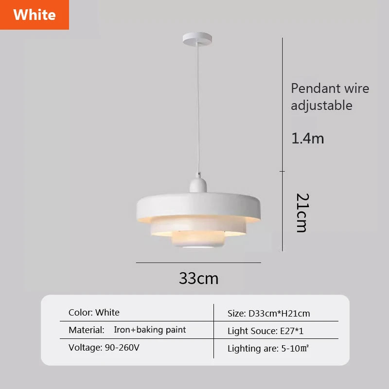 Medieval Retro LED Ceiling Chandelier Orange Pendant Lamp Dining Room Restaurant Home Decor Lighting for Cafe Bar Hanging Lights