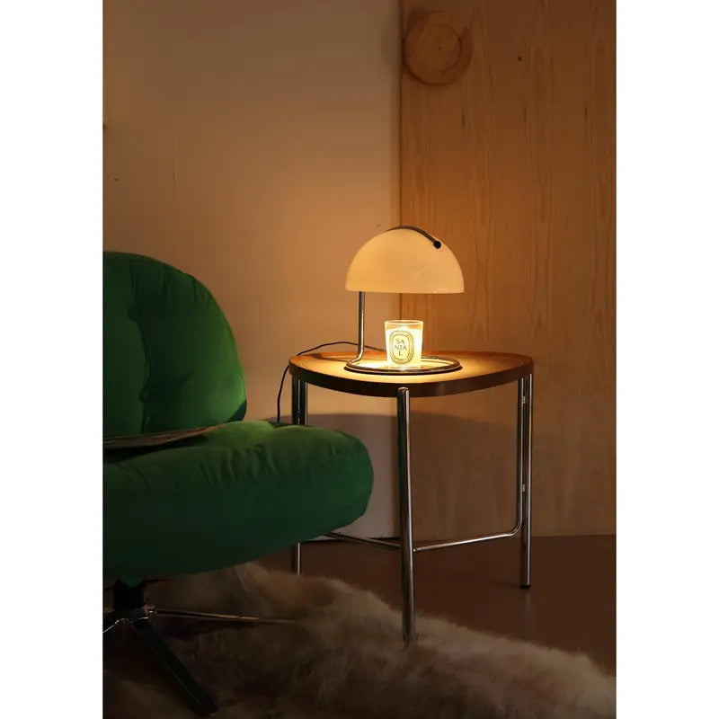 Curva Candle Warmer Lamp - Bauhaus Glass Design, Ideal for Decor & Fragrance, Retro Style Lighting