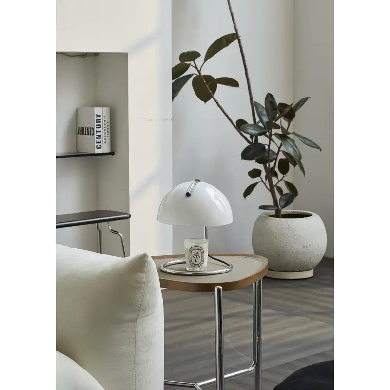 Curva Candle Warmer Lamp - Bauhaus Glass Design, Ideal for Decor & Fragrance, Retro Style Lighting