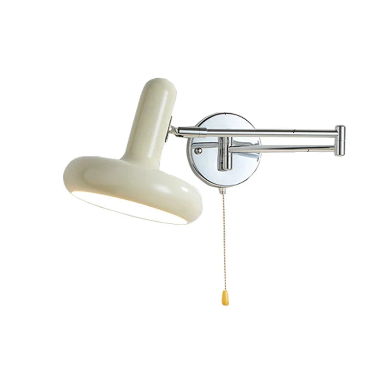 Nordic Modern Retractable Rotatable Swinging Retractable Wall Lamp Bedroom Bedside Lamp Sliding Reading and Working Lamp