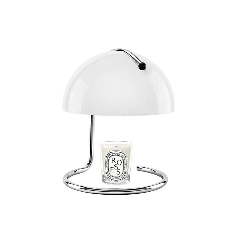 Curva Candle Warmer Lamp - Bauhaus Glass Design, Ideal for Decor & Fragrance, Retro Style Lighting