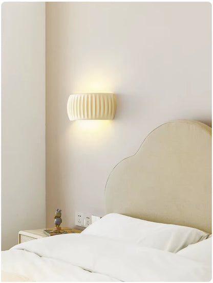 French European Wall Lamp Resin Bedroom Bedside Lamp Corridor Lamp Balcony Living Room Dining Room Simple Modern Wall Lamp